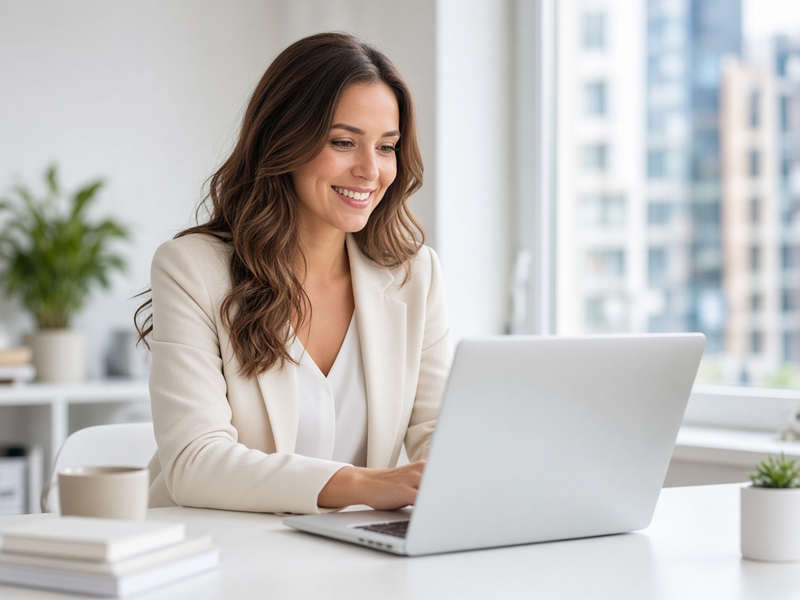 Professional using SigmaBoyERP resources on a laptop